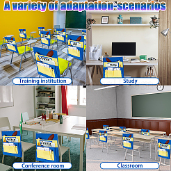 Полиэстеровый органайзер для спинки стула в классе&nbsp;AJEW-WH20017-46A