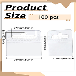 100 шт. клейкие прорези для подвешивания на спине питомца&nbsp;DIY-LP0005-74