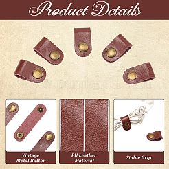 30 шт. органайзеры для шнуров из коровьей кожи&nbsp;AJEW-CL0002-33