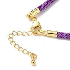 Fabrication de colliers en cordon Milan en nylon de 3 mm&nbsp;NJEW-H084-01G-39