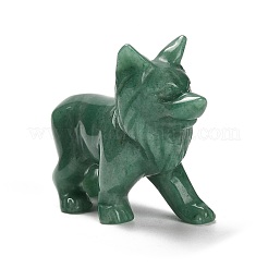 Украшение дисплея скульптуры из натурального зеленого авантюрина&nbsp;G-C166-01B