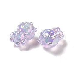 УФ-покрытие радужными переливающимися акриловыми бусинами&nbsp;PACR-M002-12B