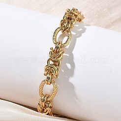 Bracelets à maillons en acier inoxydable 304 pour femmes&nbsp;BJEW-A160-08G