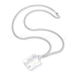 Collier de souhait de graines de pissenlit pour cadeau de femme adolescente&nbsp;NJEW-Z014-07P