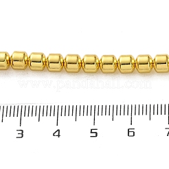 Гальванические нити из синтетических немагнитных гематитовых бусин G-C248-C01-4mm-01