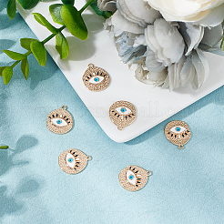 Латунь эмаль подвески&nbsp;KK-HY0001-40