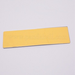 Pegatinas para letreros de acero inoxidable 430&nbsp;STAS-WH0015-82E
