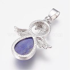 Natürliche Lapislazuli Anhänger&nbsp;G-G651-A08