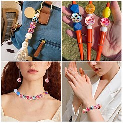 50 шт. акриловые бусины с УФ-покрытием&nbsp;MACR-CJ0001-99