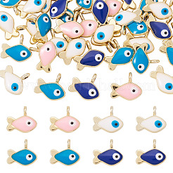 Подвески из эмали из сплава 40 шт.&nbsp;ENAM-PJ0001-15