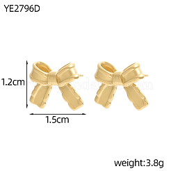 Ohrstecker aus 304 Edelstahl für Damen&nbsp;STAS-OY016-11