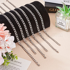 Ожерелья из нержавеющей стали с панцирной цепью для мужчин и женщин NJEW-TAC0001-018
