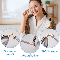 Аксессуары для ножек очков из сплава&nbsp;FIND-GA0007-35B