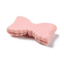 Кабошоны из непрозрачной смолы с рисунком в горошек и бантом&nbsp;LS-RESI-Q218-02F