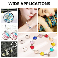 64 шт. 8 стиля кабошонов из нержавеющей стали 304 STAS-HY0001-86P