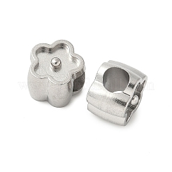 Европейские бусины из нержавеющей стали 304 STAS-D307-04A-P