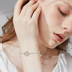 8 Stück 2.5 mm 304 Edelstahl Büroklammer Kette Schieber Armbandherstellung&nbsp;STAS-SC0021-11