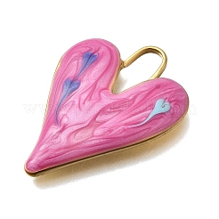 Подвески из нержавеющей стали 304 с эмалью&nbsp;STAS-Z163-23G-02