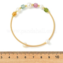 Bracelet manchette pour femme en fil de cuivre français&nbsp;BJEW-JB13991