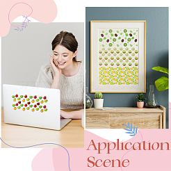 8 шт. 8 стиля ПВХ пластиковые водонепроницаемые декоративные наклейки этикетки&nbsp;DIY-SP0004-93C