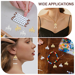 120 шт. 2-цветные литые звенья для люстры DIY-GO0003-53