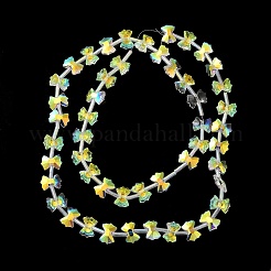 Гальванические стеклянные бусины&nbsp;EGLA-F163-01-AB01