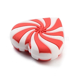 Экологически чистые силиконовые фокальные бусины для пищевых продуктов в форме сердца&nbsp;SIL-K004-09A