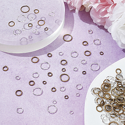 240 шт. 12 стиля открытых соединительных колец KK-LP0001-35