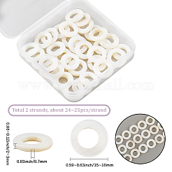 2 нить бусин из натуральных пресноводных ракушек SHEL-SC0001-84