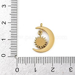 Colgantes de rhinestone de acero inoxidable 304&nbsp;STAS-L296-11G