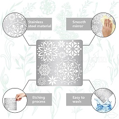 Трафареты для резки штампов мандалы из нержавеющей стали DIY-WH0238-147