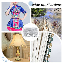 Лента из полиэстера длиной 10 м с каплевидной кисточкой.&nbsp;OCOR-WH0085-67A