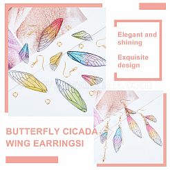 16 шт. аксессуары для сережек из смолы RESI-PH0001-47