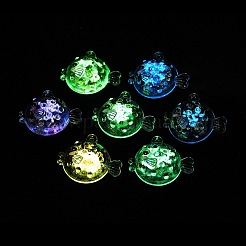 Прозрачные светящиеся акриловые подвески&nbsp;TACR-Z002-02