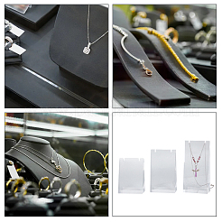 3шт 3 размера прозрачные акриловые подставки для ожерелья NDIS-WH0009-18