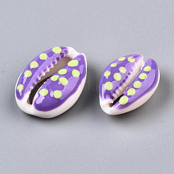 Бусины из натуральных раковин каури SHEL-Q312-006G