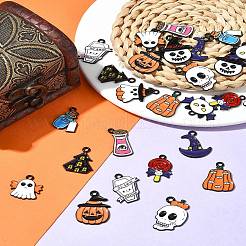 26 шт. 13 стиля подвески из сплава с эмалевым покрытием&nbsp;ENAM-FS0002-09