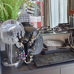 Пластиковые серьги витрины&nbsp;LS-EDIS-WH0016-036