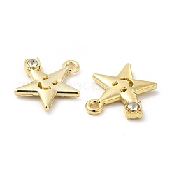 Подвески из сплава со стразами&nbsp;FIND-G044-14LG