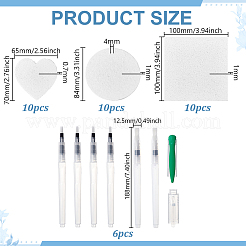 Пенопластовая текстура бумага для рисования&nbsp;AJEW-GA0008-59