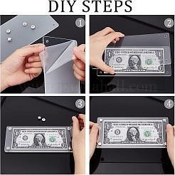 6 сумка акриловая рамка для банкнот AJEW-CA0002-71