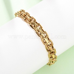 Bracelets à maillons en acier inoxydable 304&nbsp;BJEW-F529-14G