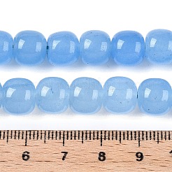 Chapelets de perles en jade blanc naturel teinté&nbsp;G-T138-S11