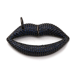 Латунные микро проложить кубического циркония подвески&nbsp;KK-U076-11EB