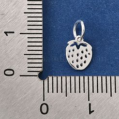 925 полая подвеска в виде клубники из стерлингового серебра STER-D306-02S