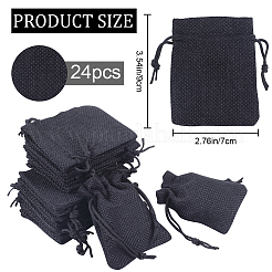 24 шт. мешковина упаковочные мешки мешки с завязками&nbsp;ABAG-BBC0001-07B