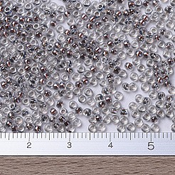 MIYUKIラウンドロカイユビーズ  日本製シードビーズ  11/0  （rr3202)魔法銅赤裏地クリスタル  2x1.3mm  穴：0.8mm  約50000個/ポンド&nbsp;SEED-G007-RR3202
