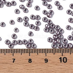 8/0 チェコ不透明ガラスシードビーズ  光沢のある  ラウンド  シエナ  3x2mm  穴：1mm  約500 G /袋&nbsp;SEED-N004-003A-10