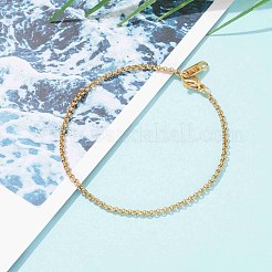 Браслеты-цепочки Rolo из нержавеющей стали 304&nbsp;BJEW-JB06029