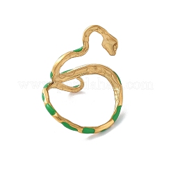 Кольца-манжеты из нержавеющей стали 304 с эмалью для женщин&nbsp;RJEW-M020-04G-02